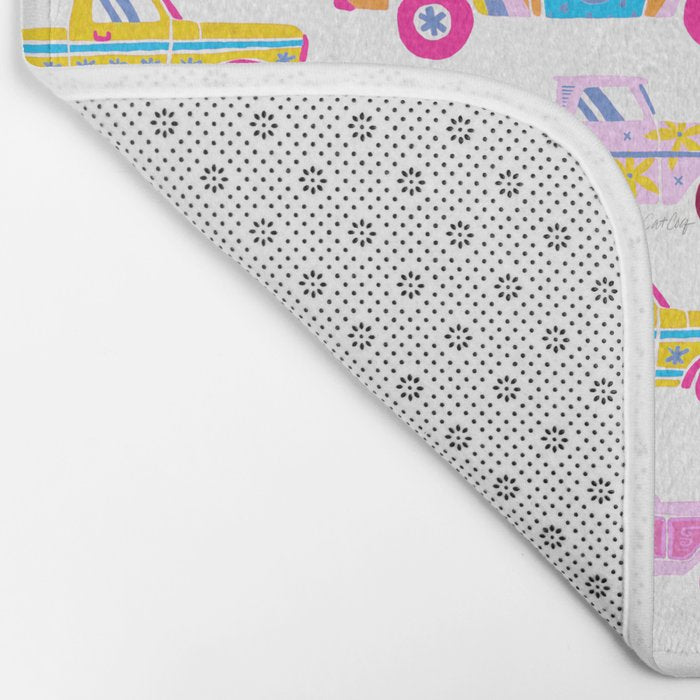 Retro Roads â Candy Palette Bath Mat Gallery Image 2