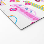 Retro Roads â Candy Palette Welcome Mat Gallery Image 2