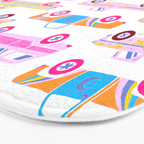 Retro Roads â Candy Palette Bath Mat Gallery Image 3