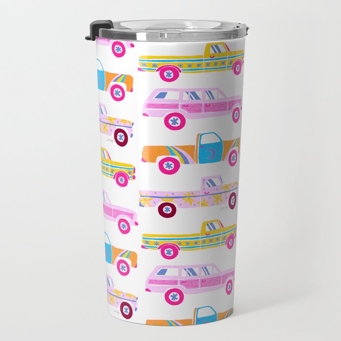 Retro Roads â Candy Palette Travel Mug Gallery Image 3