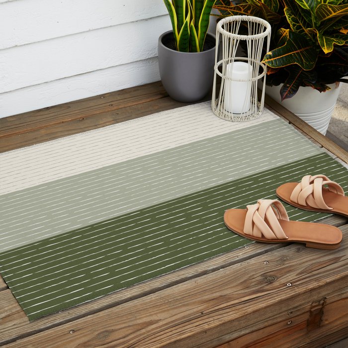 Sage Beige (Lined) Outdoor Rug Gallery Image 2