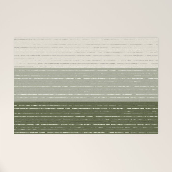 Sage Beige (Lined) Welcome Mat Gallery Image 1