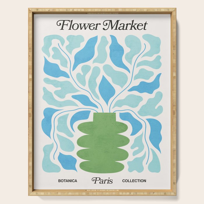 Paris: Flower Market 02 | Botanica Edition Serving Tray Gallery Image 1