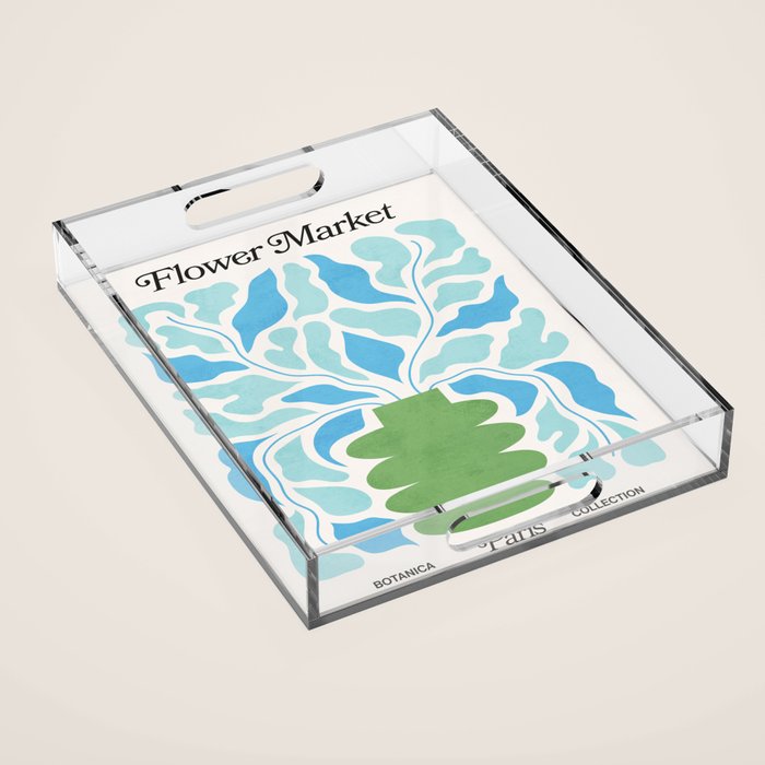 Paris: Flower Market 02 | Botanica Edition Acrylic Tray Gallery Image 1