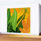 Rainforest Plants Abstract Wall Mural Gallery Image 2