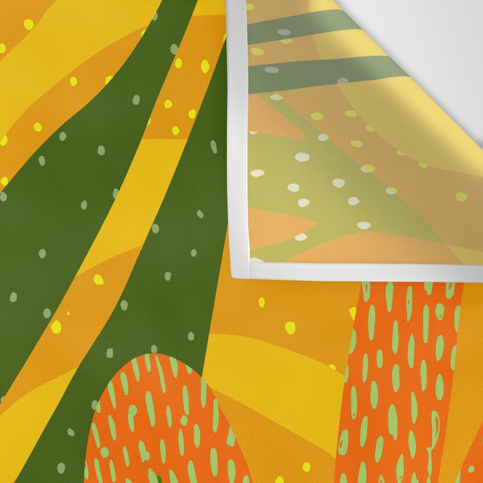 Rainforest Plants Abstract Wall Tapestry Gallery Image 3