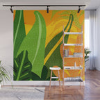 Rainforest Plants Abstract Wall Mural Gallery Image 1