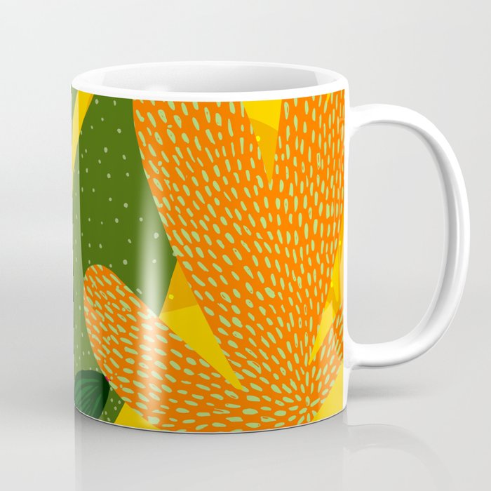 Rainforest Plants Abstract Coffee Mug Gallery Image 1