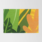 Rainforest Plants Abstract Rug Gallery Image 2
