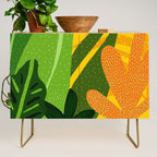 Rainforest Plants Abstract Credenza Gallery Image 1