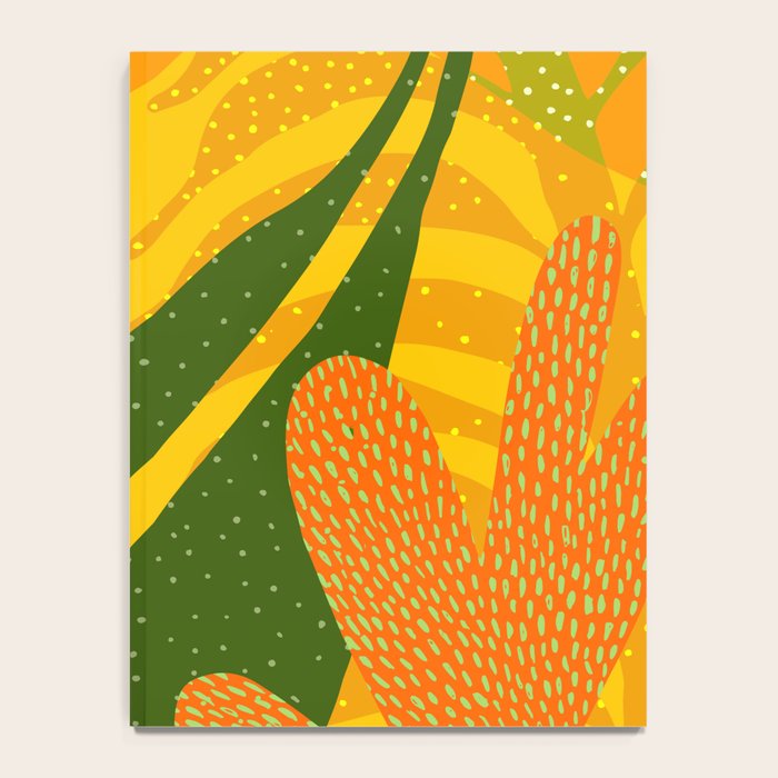 Rainforest Plants Abstract Notebook Gallery Image 4