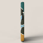 Retro minimal flower I iPhone Case Gallery Image 2