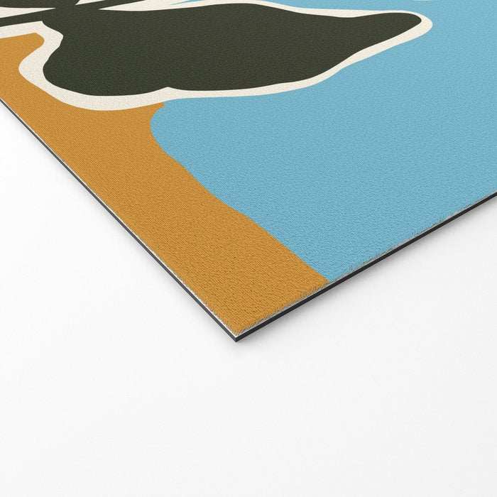 Retro minimal flower I Welcome Mat Gallery Image 2