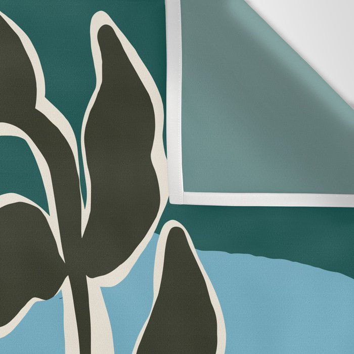 Retro minimal flower I Wall Tapestry Gallery Image 3