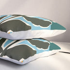Retro minimal flower I Pillow Sham Gallery Image 3