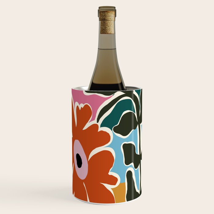 Retro minimal flower I Wine Chiller Gallery Image 1