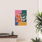 Retro minimal flower I Poster Gallery Image 2