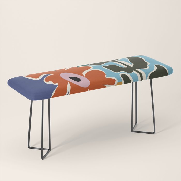 Retro minimal flower I Bench Gallery Image 1