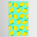 Bold and Vibrant Minimal Lemon Pattern Tablecloth Gallery Image 2