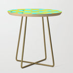 Bold and Vibrant Minimal Lemon Pattern Side Table Gallery Image 1