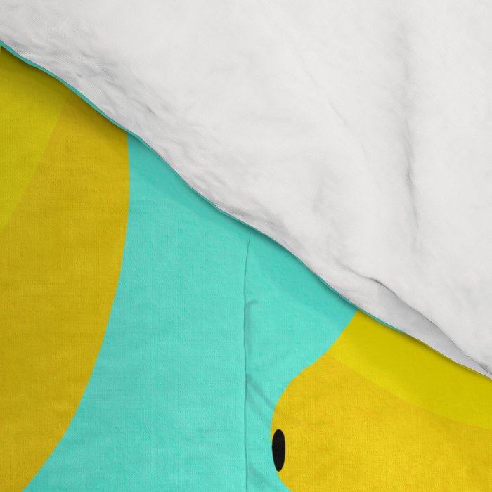 Bold and Vibrant Minimal Lemon Pattern Comforter Gallery Image 4