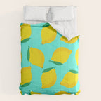 Bold and Vibrant Minimal Lemon Pattern Comforter Gallery Image 6