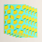 Bold and Vibrant Minimal Lemon Pattern Wrapping Paper Gallery Image 3