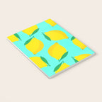 Bold and Vibrant Minimal Lemon Pattern Notebook Gallery Image 3