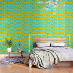 Bold and Vibrant Minimal Lemon Pattern Wallpaper Gallery Image 3