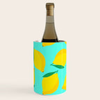 Bold and Vibrant Minimal Lemon Pattern Wine Chiller Gallery Image 1