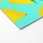 Bold and Vibrant Minimal Lemon Pattern Welcome Mat Gallery Image 2