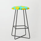 Bold and Vibrant Minimal Lemon Pattern Stool Gallery Image 1