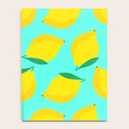 Bold and Vibrant Minimal Lemon Pattern Notebook Gallery Image 4