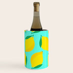 Bold and Vibrant Minimal Lemon Pattern Wine Chiller Gallery Image 2