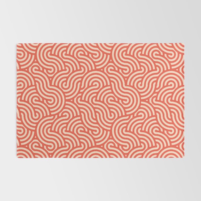 SWIRL Cayenne and Almond Rug Gallery Image 2