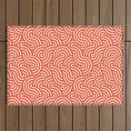SWIRL Cayenne and Almond Outdoor Rug Gallery Image 1