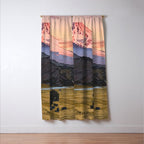 Yoshida Toshi Mt Fuji from Ohito Morning Window Curtain Gallery Image 3