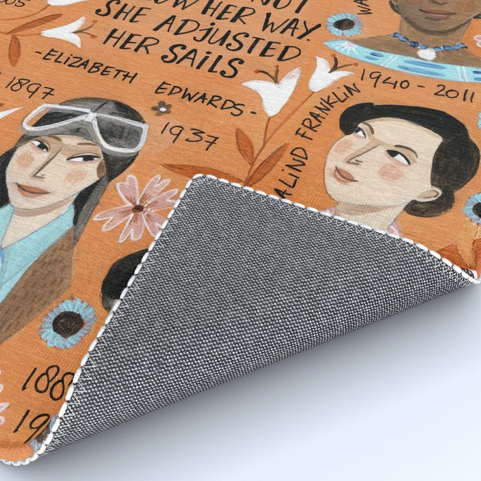 International womens day motivational strong women in history Rug Gallery Image 4