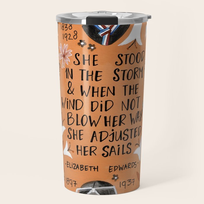 International womens day motivational strong women in history Travel Mug Gallery Image 1