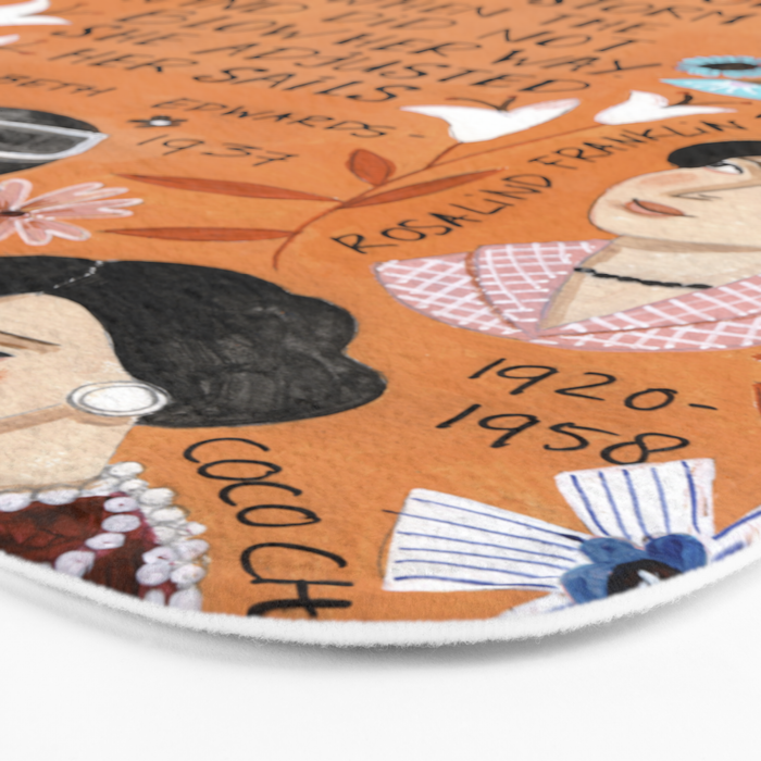 International womens day motivational strong women in history Bath Mat Gallery Image 3