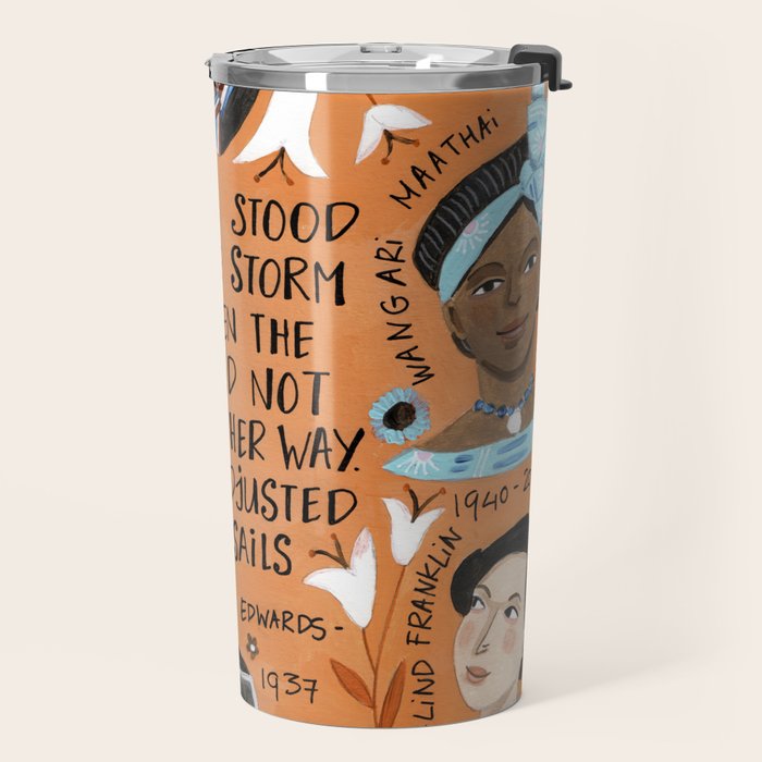 International womens day motivational strong women in history Travel Mug Gallery Image 2