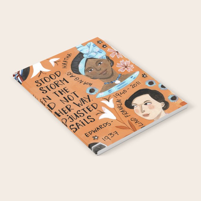 International womens day motivational strong women in history Notebook Gallery Image 2