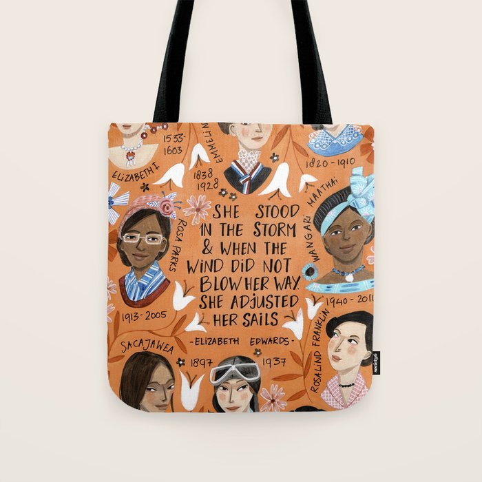 International womens day motivational strong women in history Tote Bag Gallery Image 1