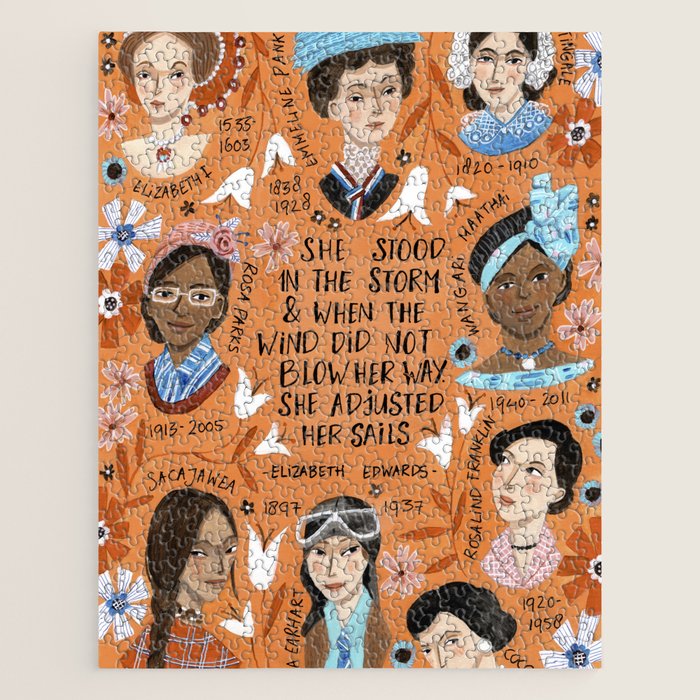 International womens day motivational strong women in history Jigsaw Puzzle Gallery Image 1