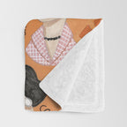 International womens day motivational strong women in history Throw Blanket Gallery Image 3