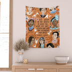 International womens day motivational strong women in history Wall Tapestry Gallery Image 2