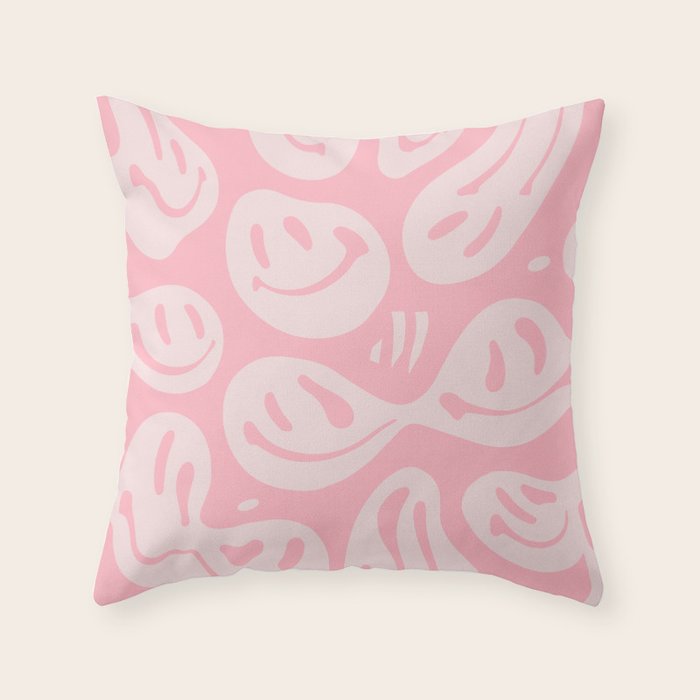 Pinkie Melted Happiness Throw Pillow Gallery Image 1