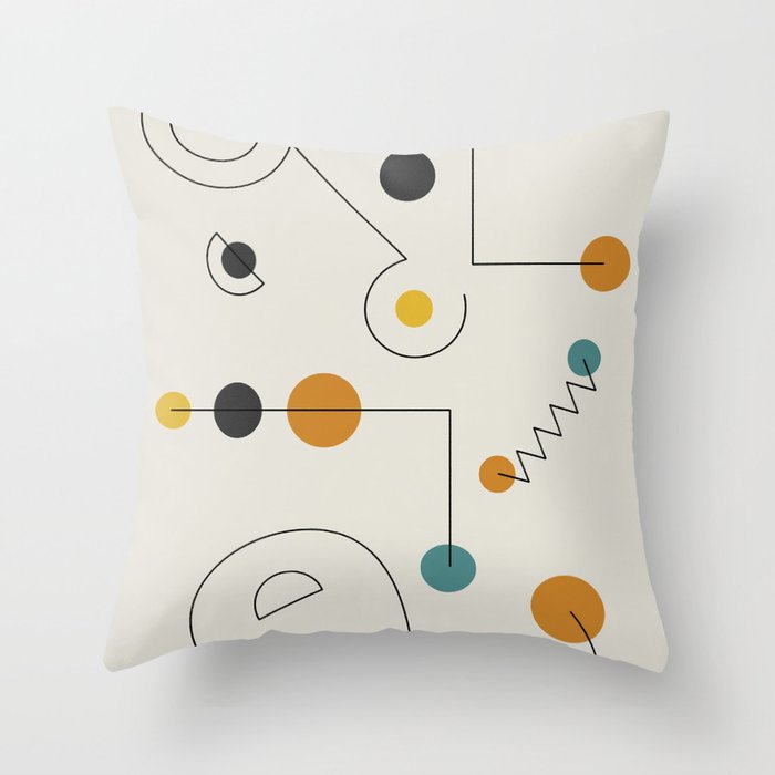 Connections II Throw Pillow Gallery Image 1