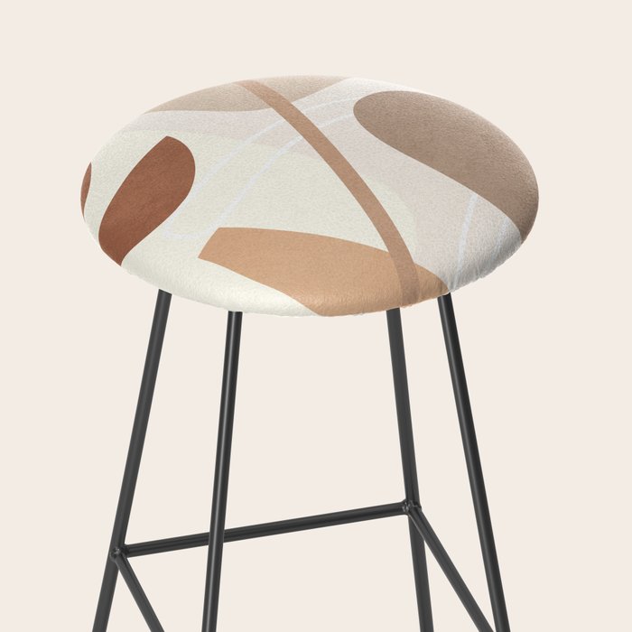 Abstract Shapes No 23 Stool Gallery Image 2