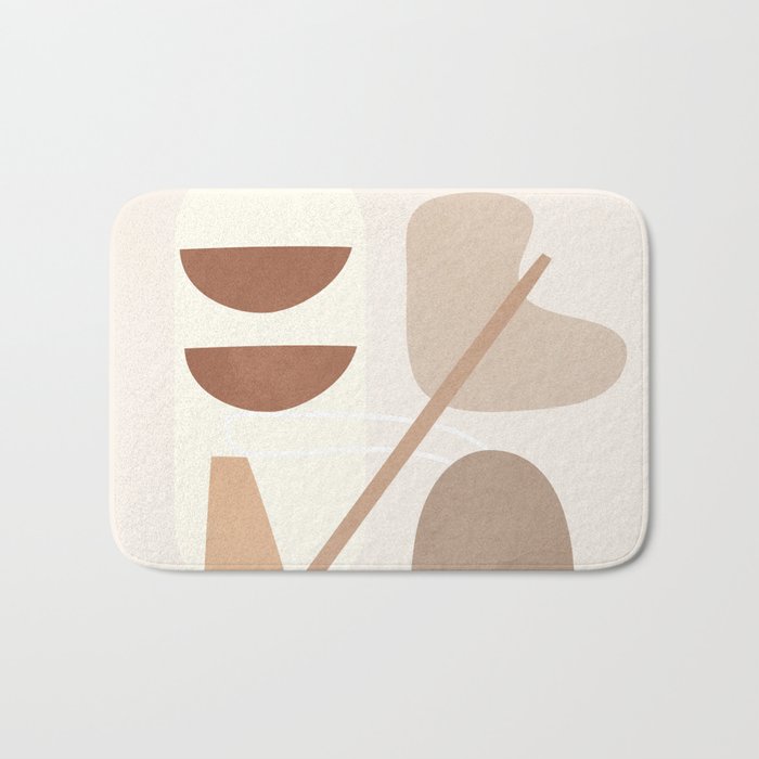 Abstract Shapes No 23 Bath Mat Gallery Image 1